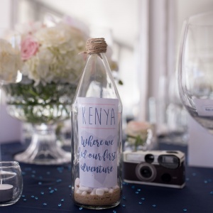 Beach message in a bottle wedding table number 300x300 - Make your wedding invitations first class